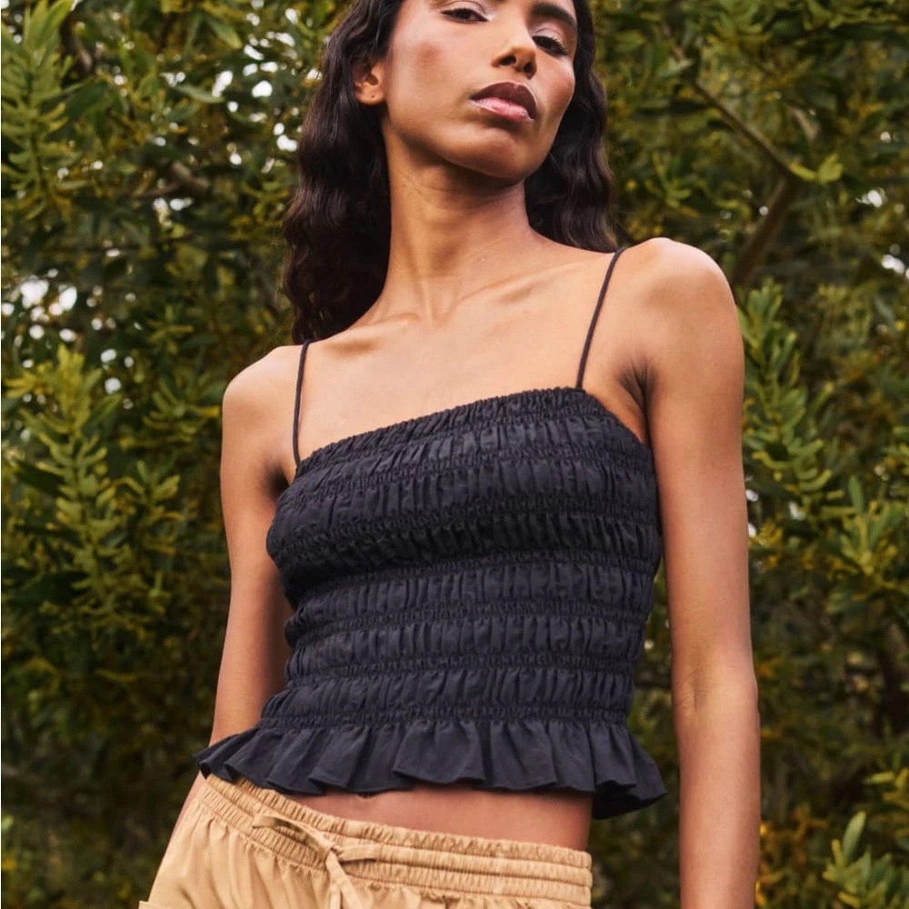 Everlane The Smocked Tank